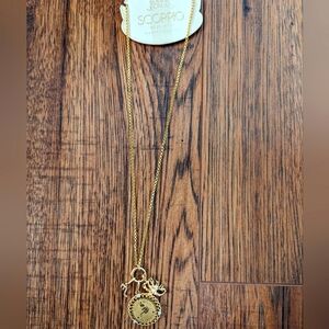Anthropologie Scorpio zodiac necklace
